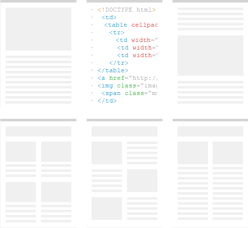 example layouts